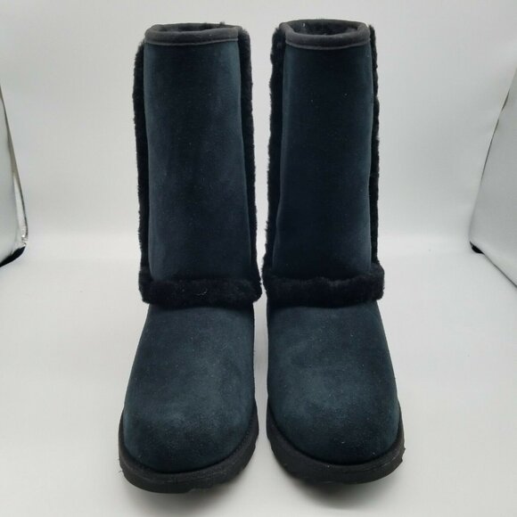 UGG Hadley II Tall Boot‎ Water Proof Black Kids Size 5 Style 1106835K - Picture 3 of 6